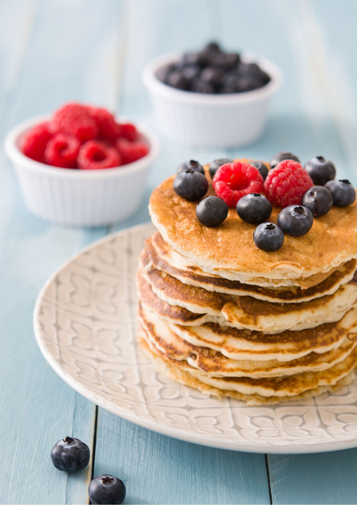 glutenfree berries pancake
