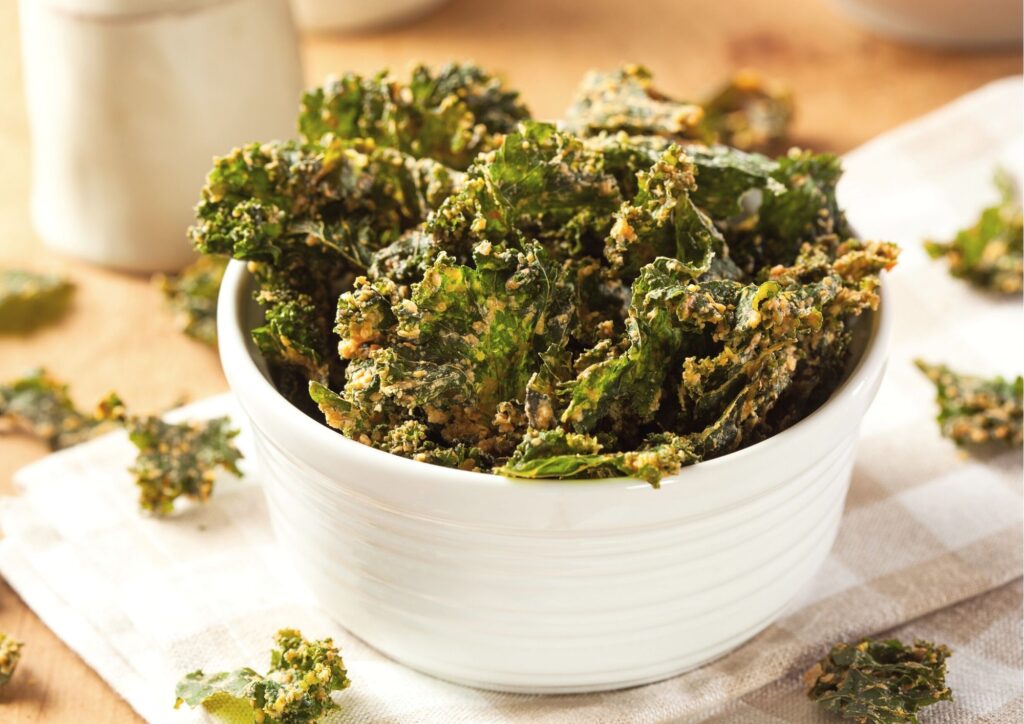 cheezy kale chips
